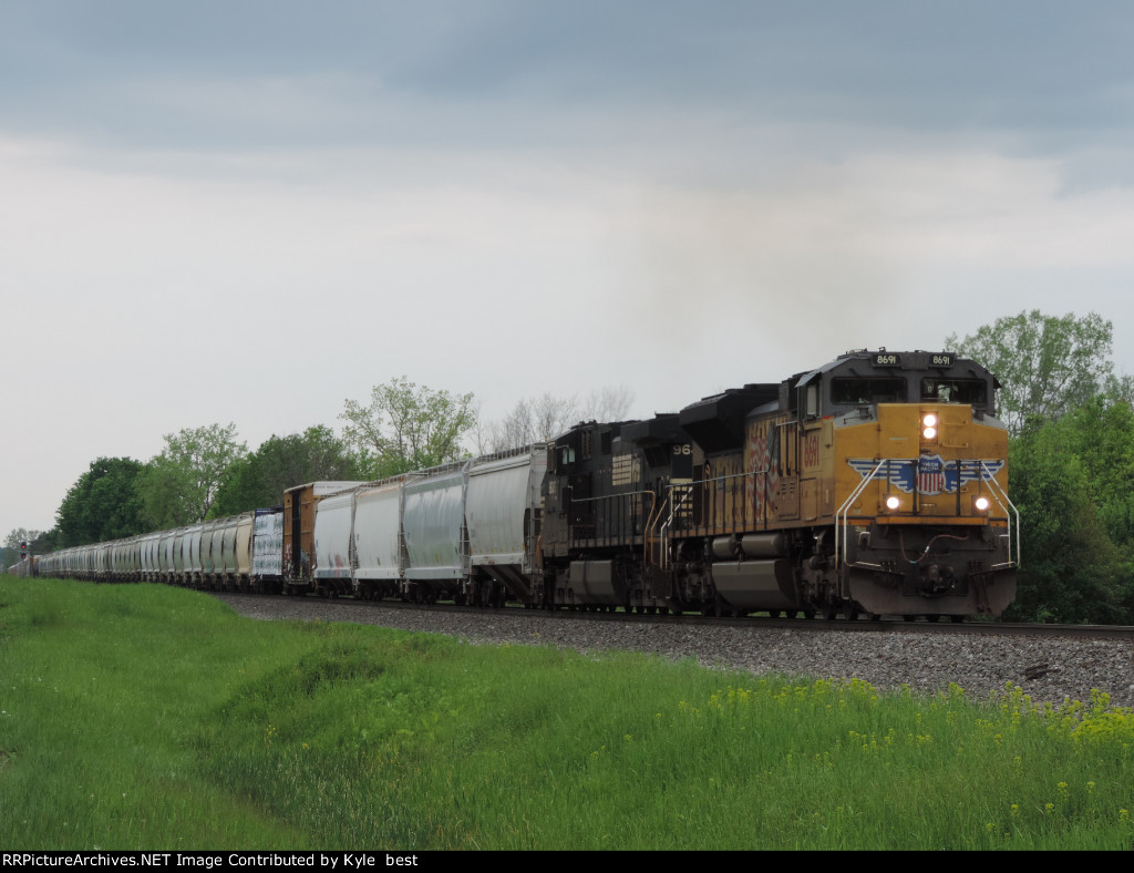 UPRR 8691 on 316